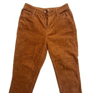 Pacsun Women's Corduroy Mom Jean in Rust size 27